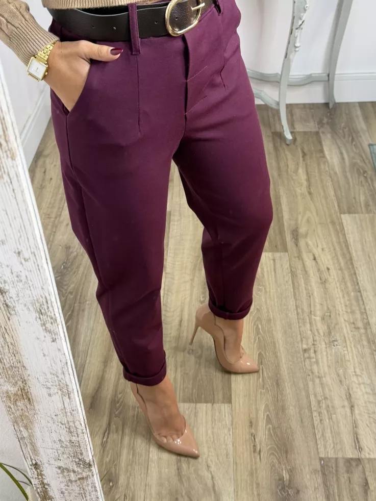 Pantalón Colett burdeos