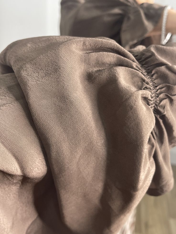 Camisa Boho chocolate