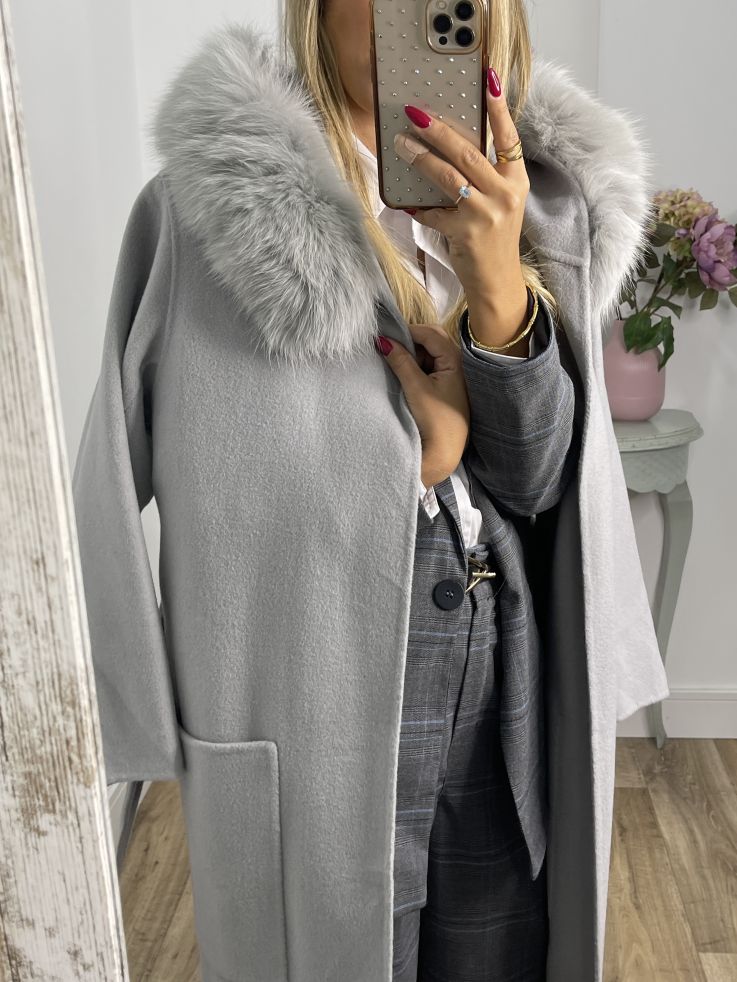 Abrigo Paris gris