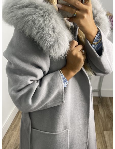 Abrigo Paris gris