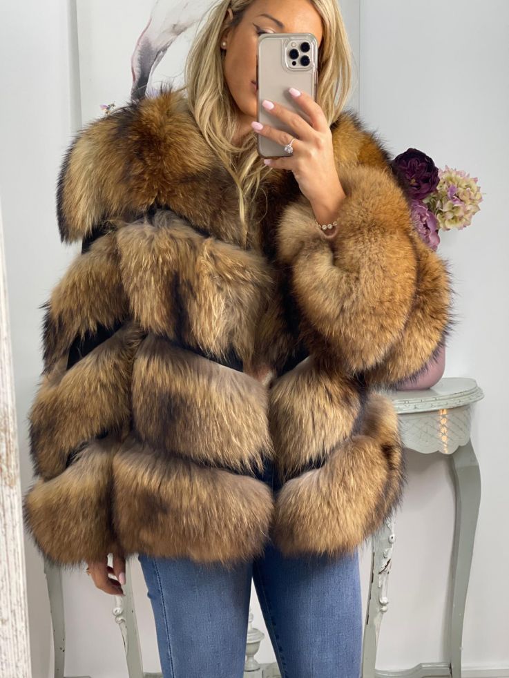 Abrigo Venecia tonos marrones