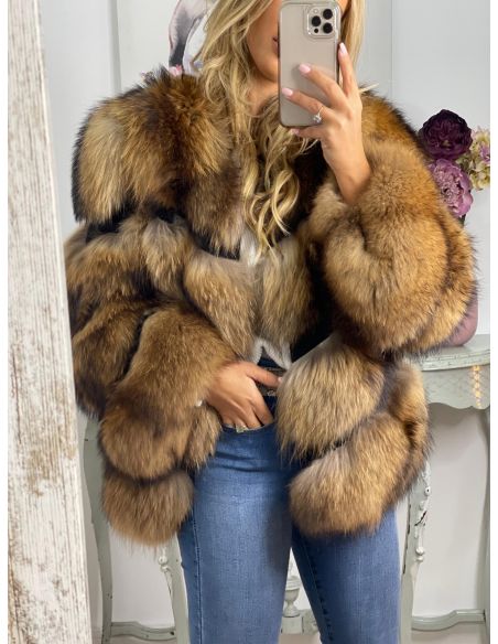 Abrigo Venecia tonos marrones