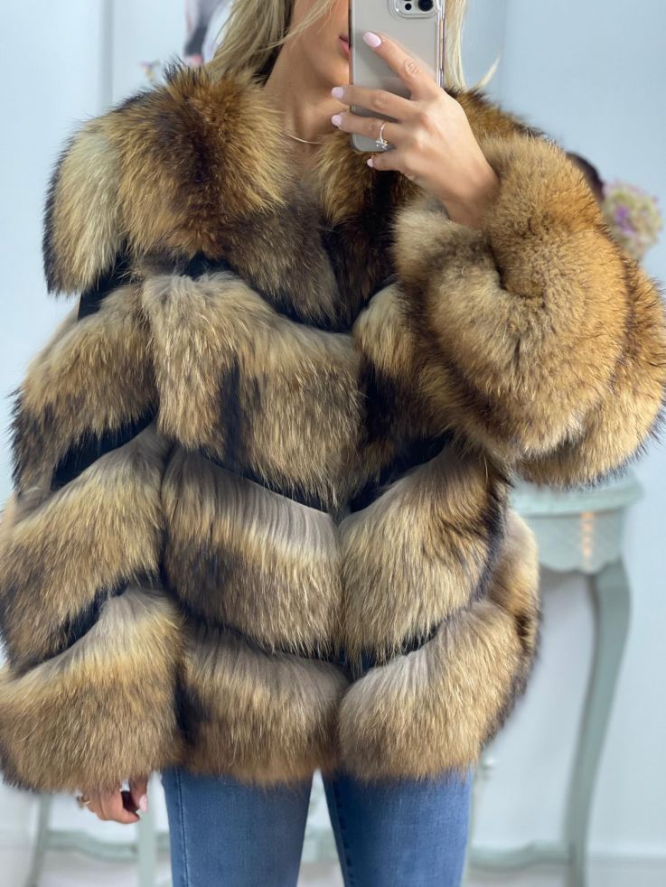 Abrigo Venecia tonos marrones