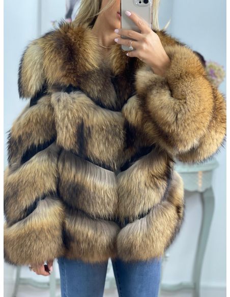 Abrigo Venecia tonos marrones