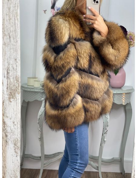 Abrigo Venecia tonos marrones