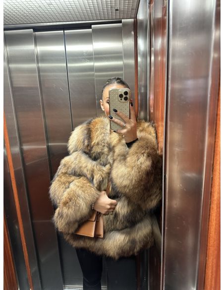 Abrigo Venecia tonos marrones