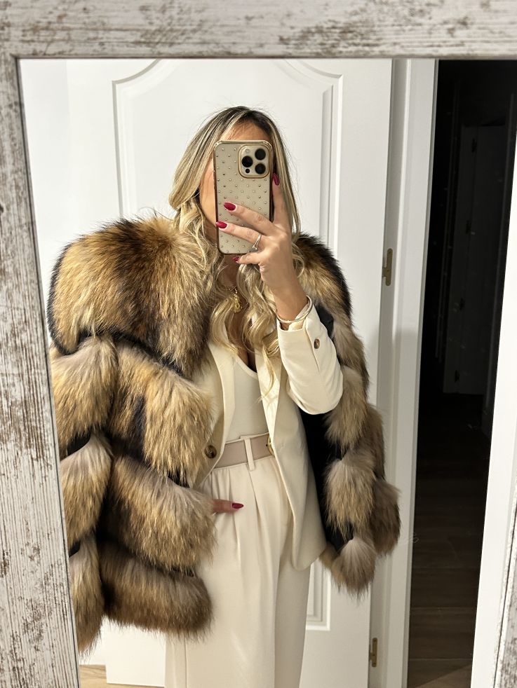 Abrigo Venecia tonos marrones