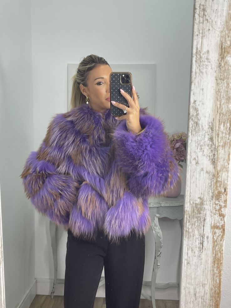 Abrigo Venecia morado