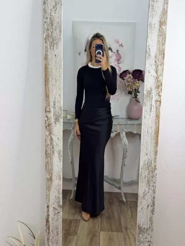 Vestido Tani azul negro