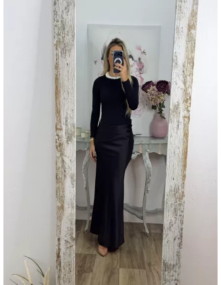 Vestido Tani azul negro