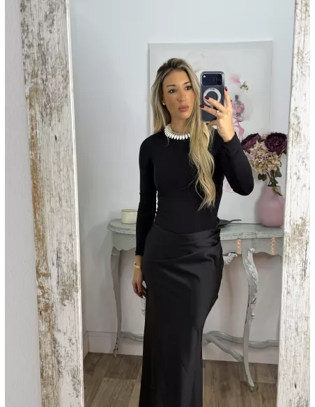 Vestido Tani azul negro