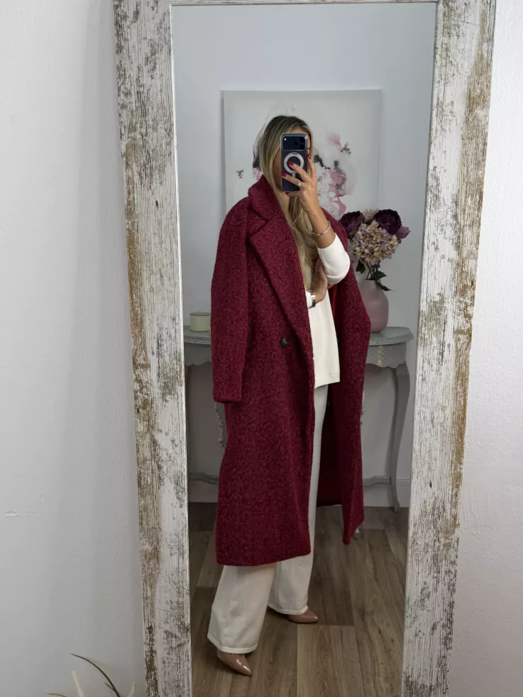 Abrigo Élise burdeos
