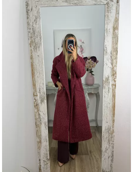 Abrigo Élise burdeos