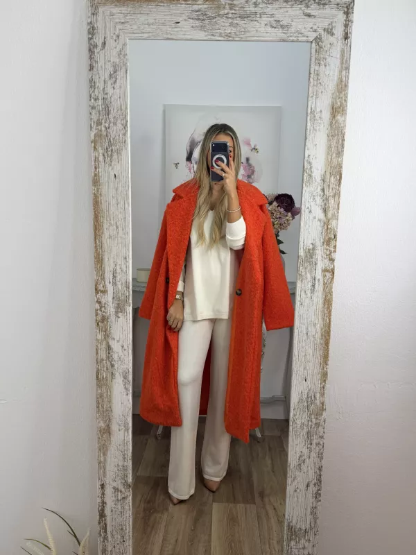Abrigo Élise naranja
