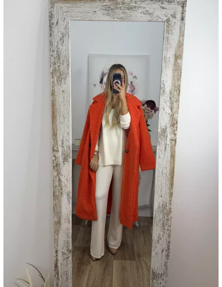 Abrigo Élise naranja