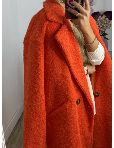 Abrigo Élise naranja