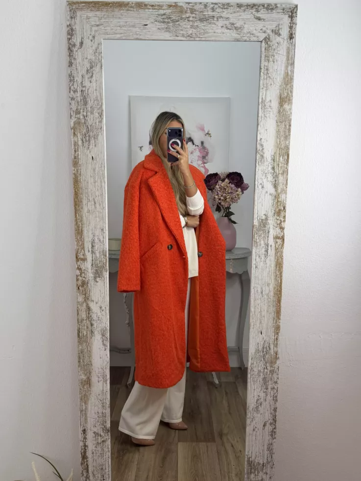 Abrigo Élise naranja