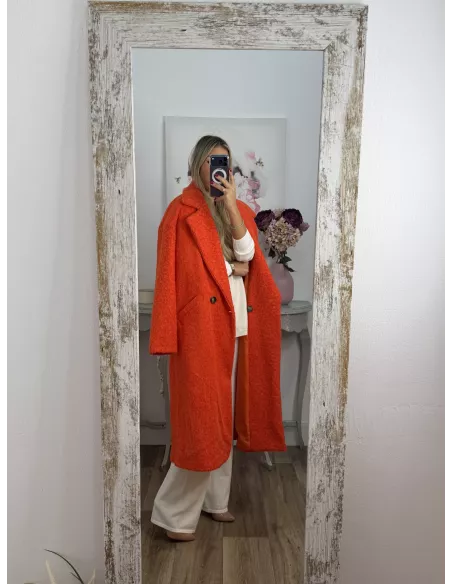 Abrigo Élise naranja