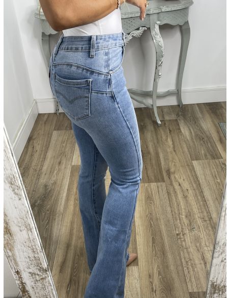 Jeans Iria claro de campana