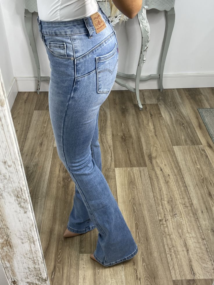 Jeans Iria claro de campana