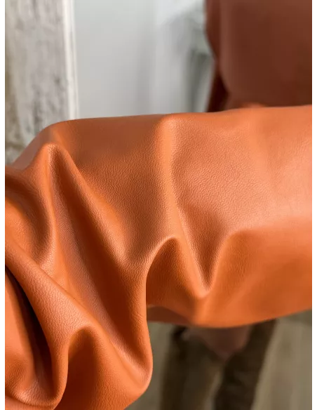 Blusón polipiel teja