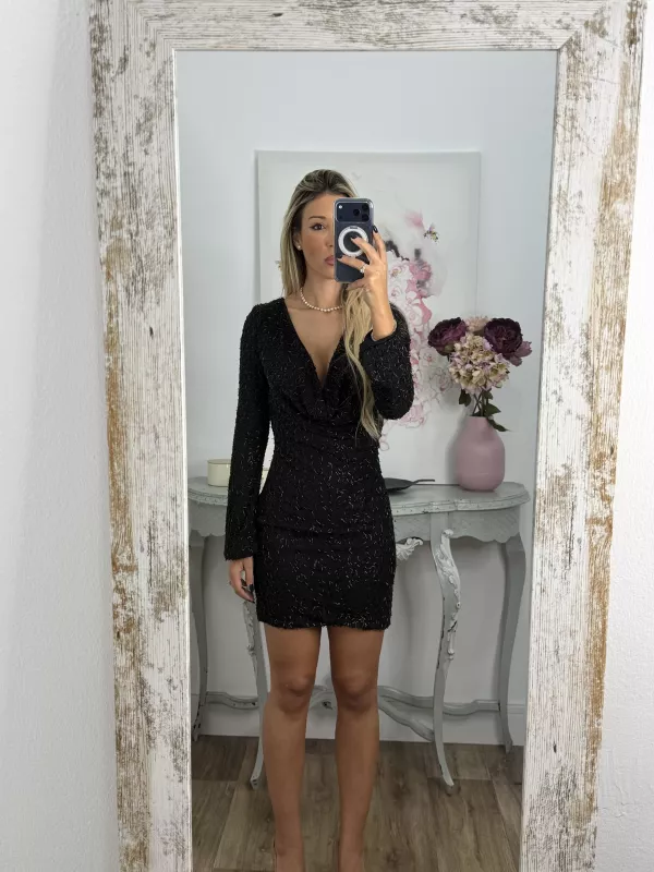 Vestido Brillance negro