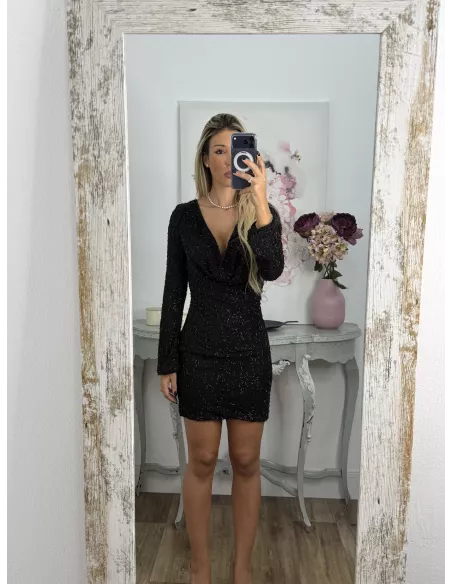 Vestido Brillance negro