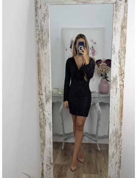 Vestido Brillance negro