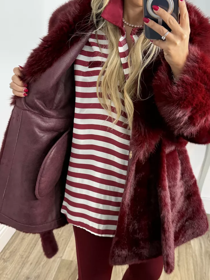 Abrigo Tower burdeos