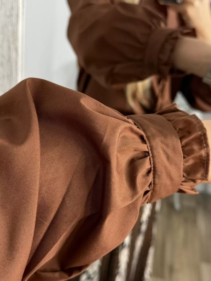 Camisa Gloria marrón