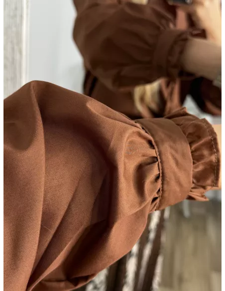 Camisa Gloria marrón
