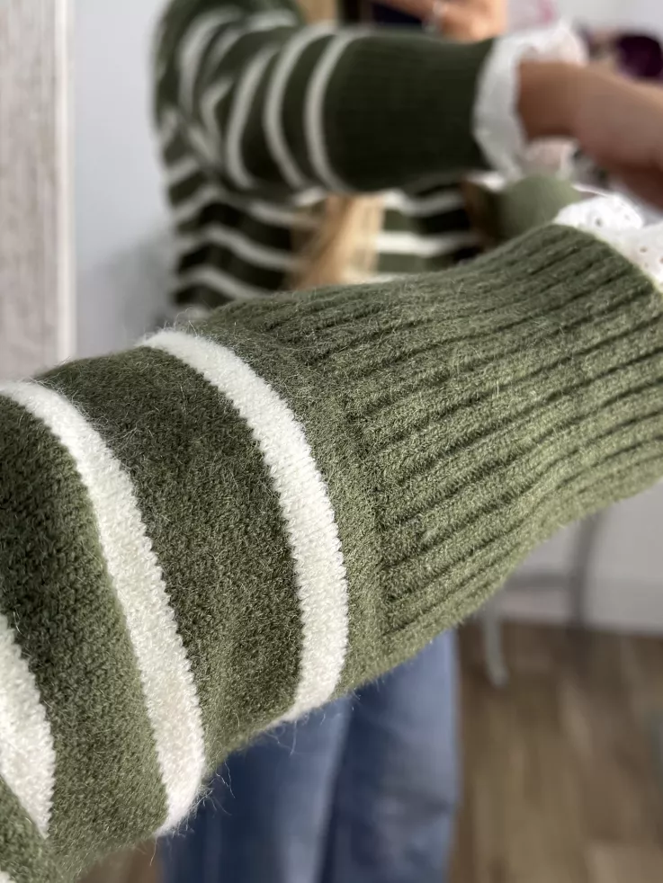 Jersey Gamma verde raya blanca