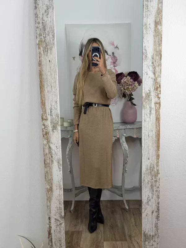 Vestido Cracovia camel