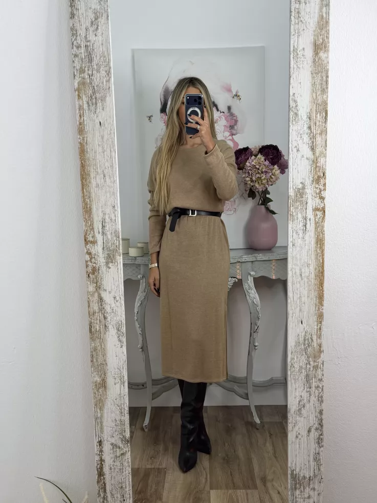 Vestido Cracovia camel