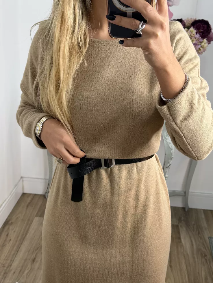 Vestido Cracovia camel