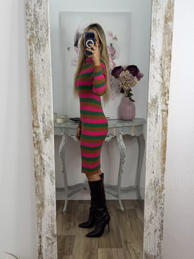 Vestido Canalé rayas punto