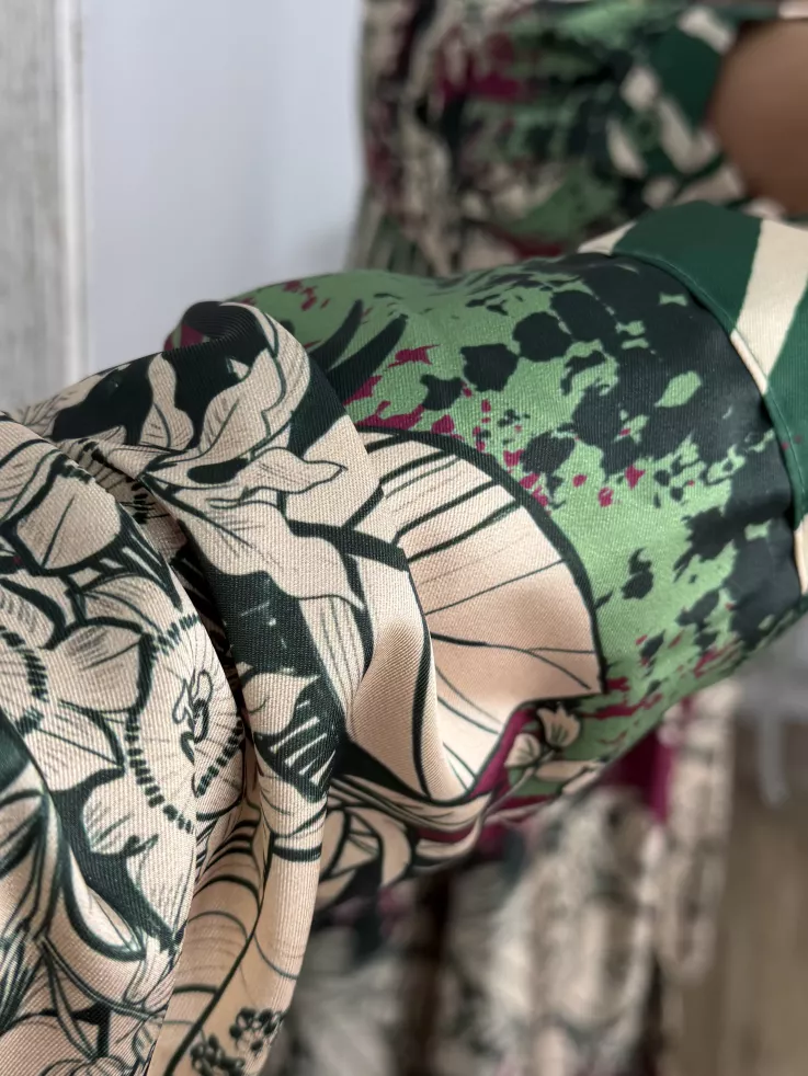 Camisa Vestido Mandy verde