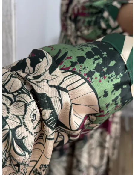 Camisa Vestido Mandy verde