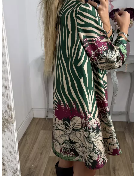 Camisa Vestido Mandy verde