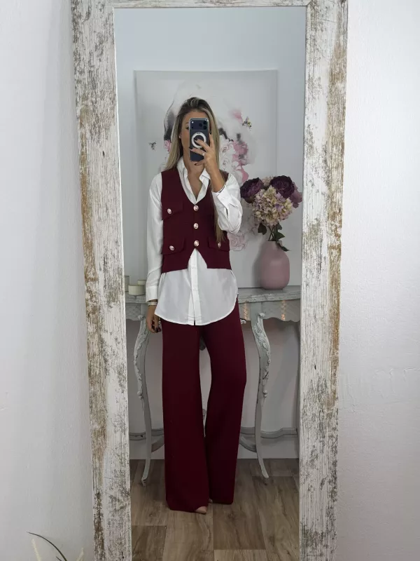 Conjunto Elim burdeos