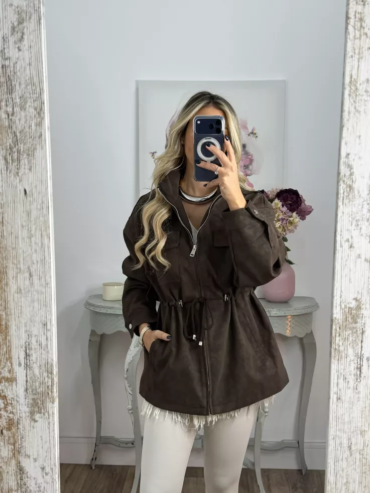 Chaqueta Santy chocolate