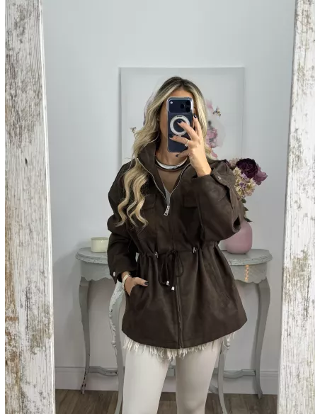 Chaqueta Santy chocolate