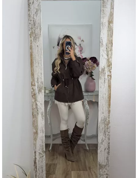 Chaqueta Santy chocolate