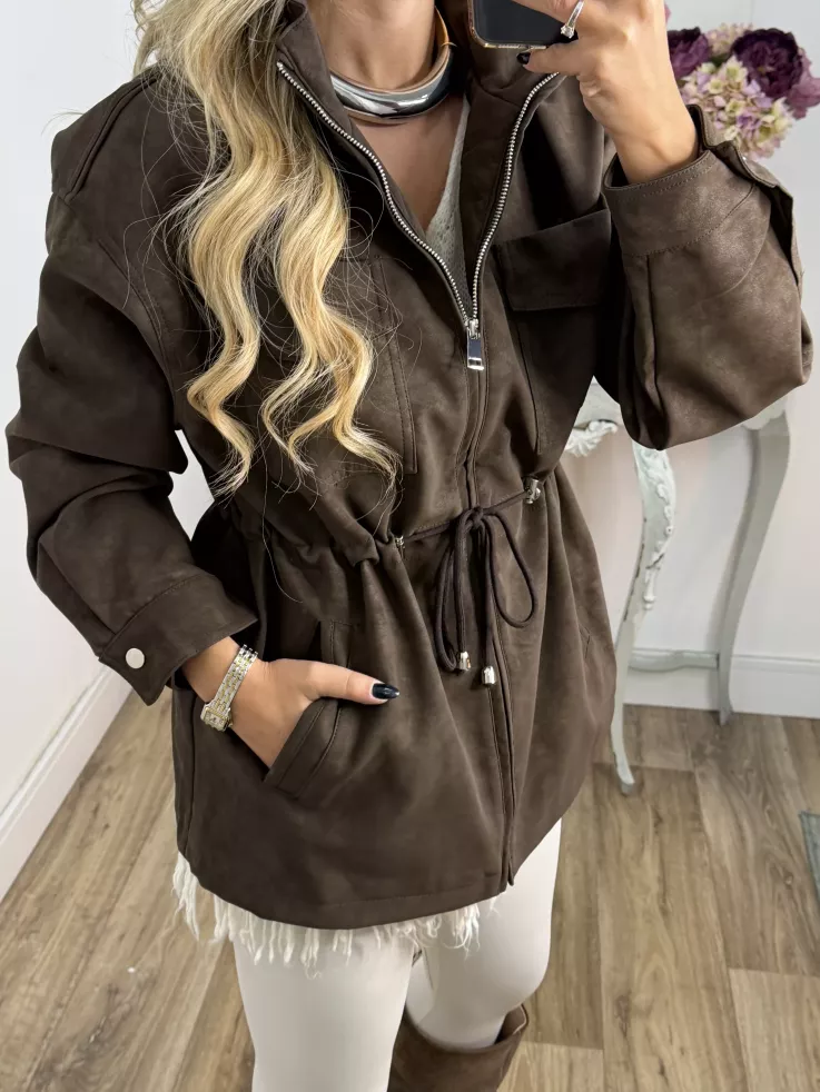 Chaqueta Santy chocolate