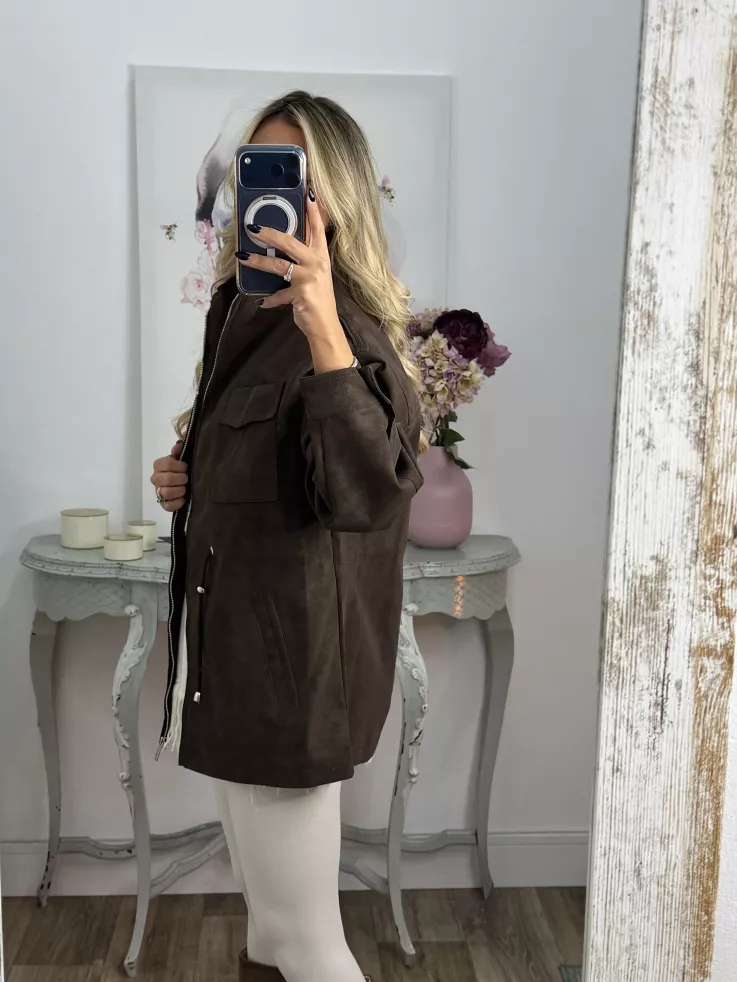 Chaqueta Santy chocolate