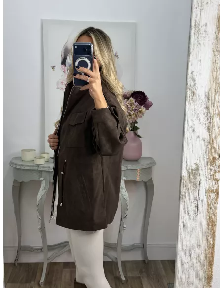 Chaqueta Santy chocolate