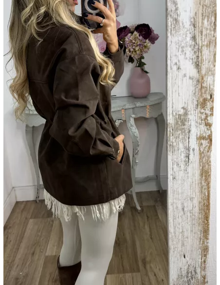 Chaqueta Santy chocolate