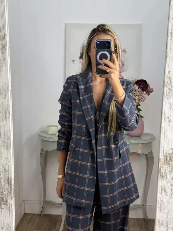 Chaqueta Lupe cuadros