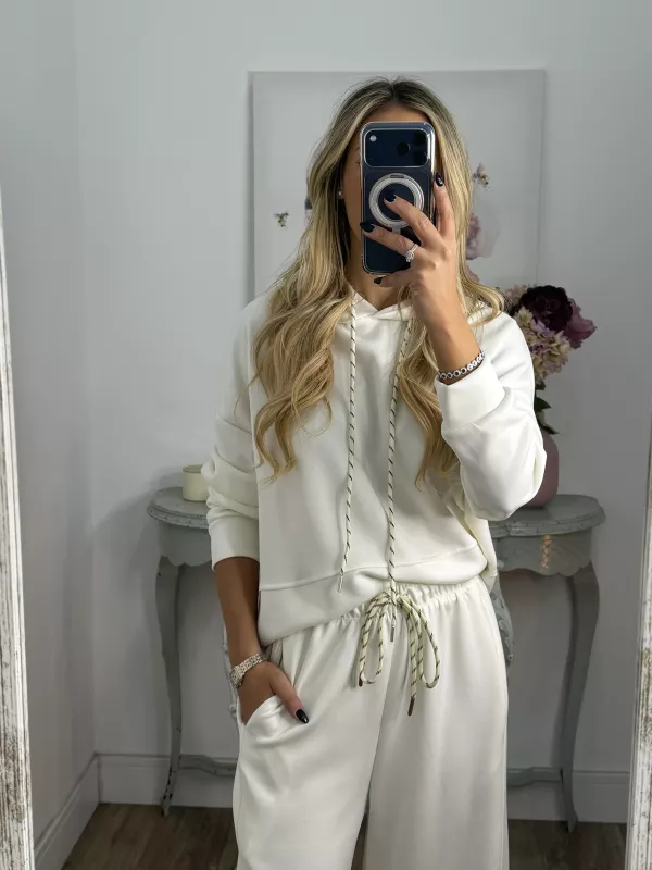 Sudadera Itálica blanca