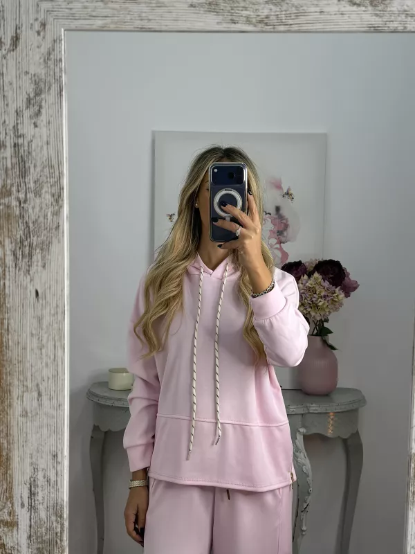 Sudadera Itálica rosa
